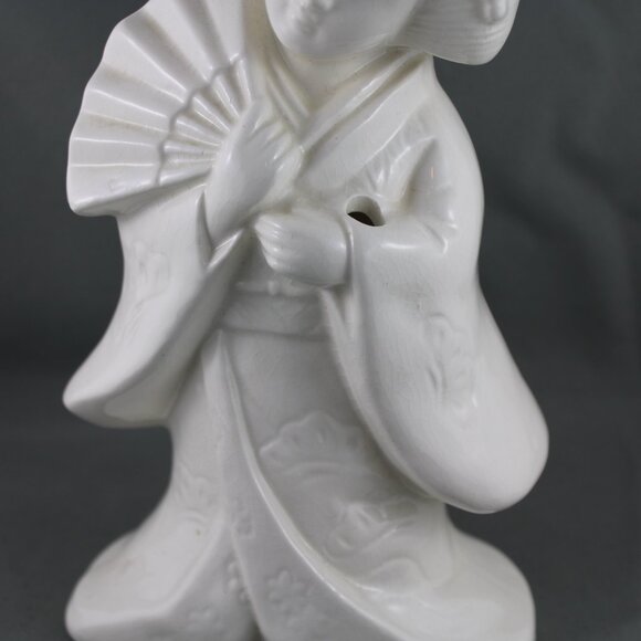 8 inch tall Benihana Mug - Geisha with Fan Kobe - Ceramic Mug - Picture 3 of 10